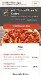 Mobile Screenshot of 1stchoicepizza.com